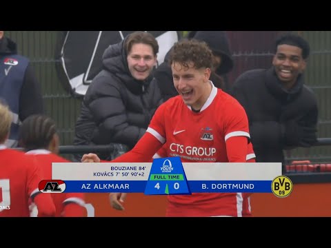 AZ Alkmaar vs Dortmund Highlights | UEFA Youth League 3-2-2026
