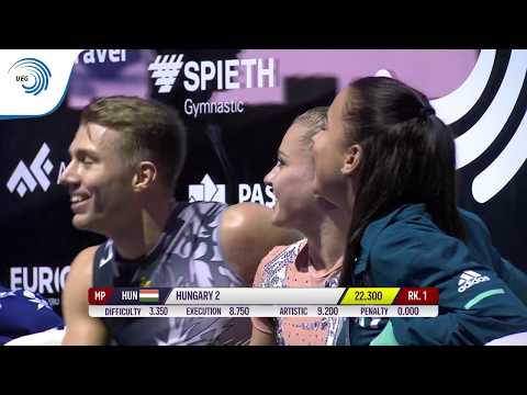 Daniel BALI & Fanni MAZACS (HUN) - 2019 Aerobics European Champions, mixed pair