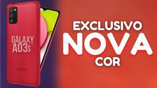 NOVO GALAXY A03s NA COR VERMELHA VAZOU JUNTO COM SUAS ESPECIFICAES