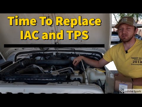 How To Replace IAC and TPS Jeep Wrangler