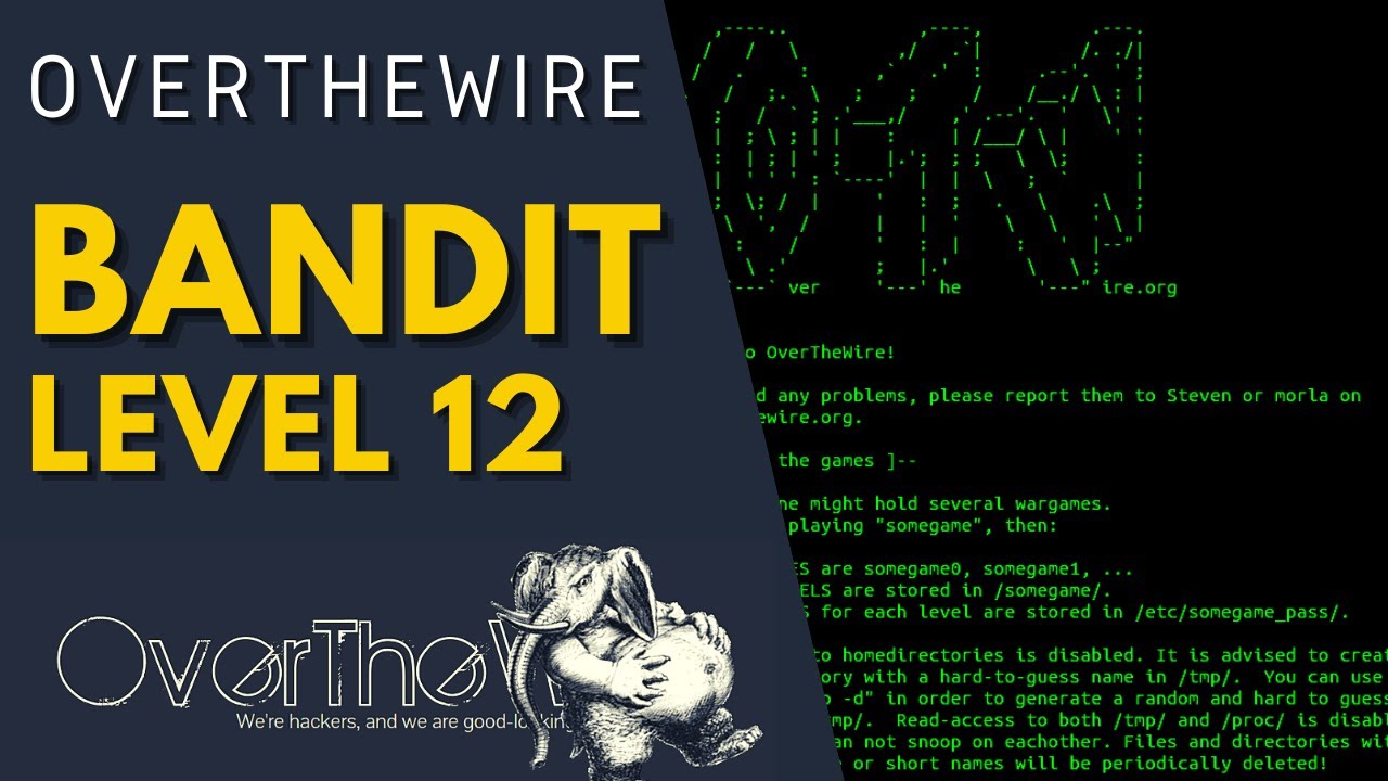 OverTheWire Bandit Walkthrough - Level 12