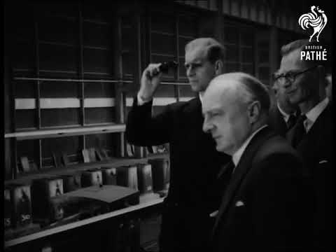 Duke of Edinburgh visits Shotton Steelworks 1953