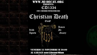 CHRISTIAN DEATH 1334 - Garage, Sesto San Giovanni, Italy, 23 Nov 2007 - full gig