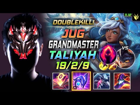 GrandMaster Taliyah Jungle vs Rumble - 천상계 정글 탈리야 템트리 룬 메자이 수확 タリヤ Талия 岩雀 塔莉雅 - LOL KR 11.12