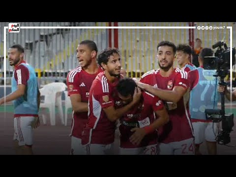 سعادة قوية علي كريم فؤاد بعد هدفه في المصري