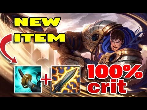 THE BEST GAREN BUILD = 100% CRIT GAREN [ONE-SHOTS]!!!