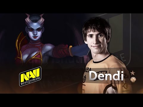 Dendi (Queen of Pain) Gameplay Dota 2 MMR