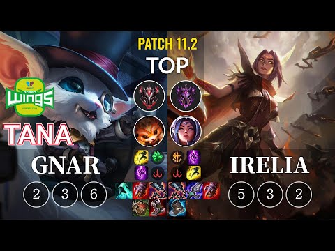 JAG TaNa Gnar vs Irelia Top - KR Patch 11.2