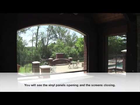 DuraScreens Dual Track Retractable Screens