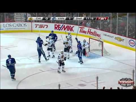 Canucks vs Blackhawks Highlights 1/29/14