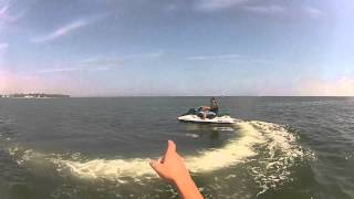 preview picture of video 'Watching Dolphins at the mouth of the Wicomico River.mp4'