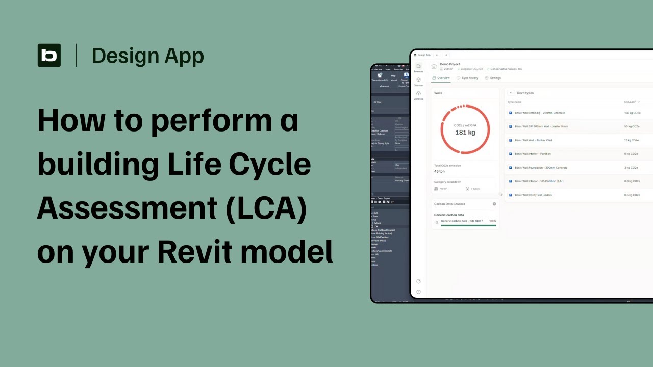 How to perform a building Life Cycle Assessment (LCA) on your Revit model