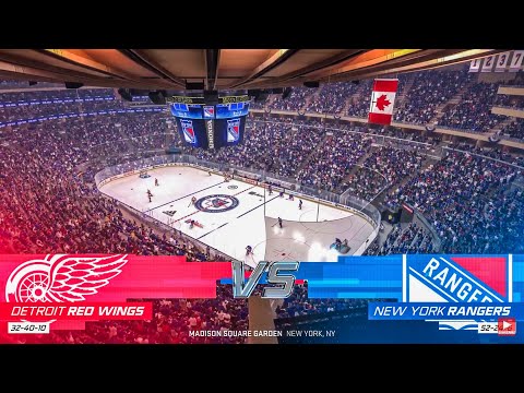 Detroit Red Wings vs New York Rangers 11/6/2022 NHL 23 Gameplay