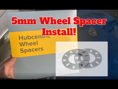 How To Install 5mm Wheel Spacers (Lexus IS250)