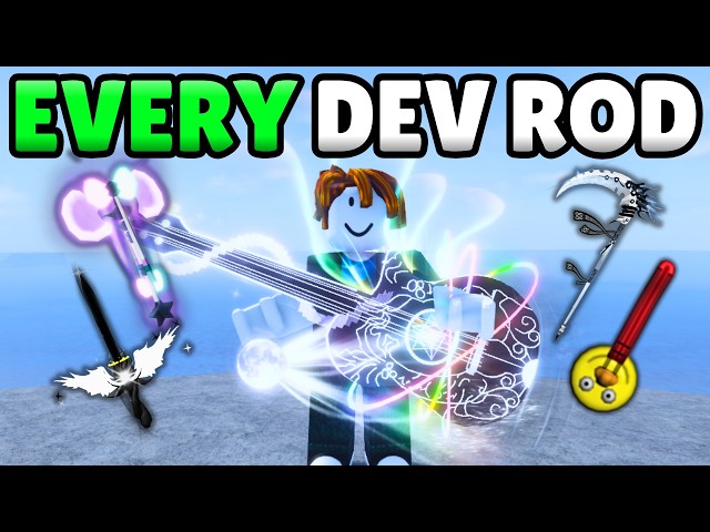Starting Over in Fisch with EVERY DEVELOPER Rod! SDDEFAULT Thumbnail