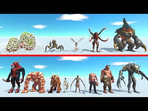 Alien Exotica VS Infernals - Animal Revolt Battle Simulator