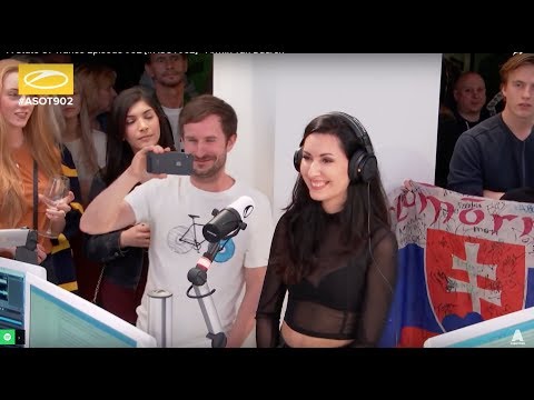 Nifra at A State Of Trance studio with Dennis Sheperd and Estiva ASOT 902