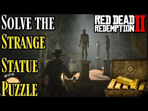 How to Solve the Strange Statue Puzzle in RDR2 - 3 Gold Bars Early! (Step-by-Step Guide)
