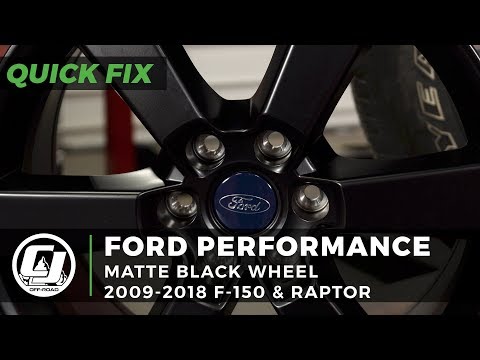 Ford F150: Ford Performance 20"x8.5" Matte Black 6-Spoke Wheel