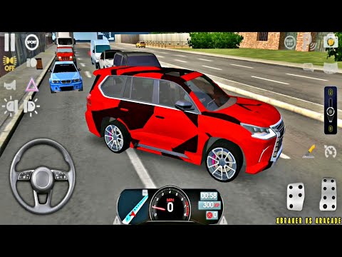 Driving School Sim#26 - 4x4 Red SUV Driving in City  - Best Android Gameplay FHD