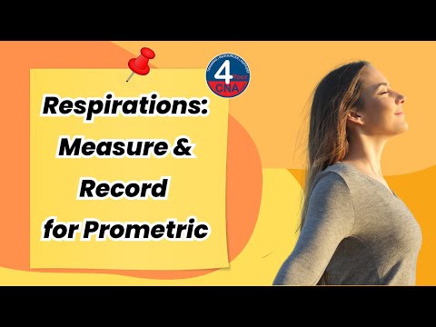 Measure and Record Respirations CNA Skill Prometric