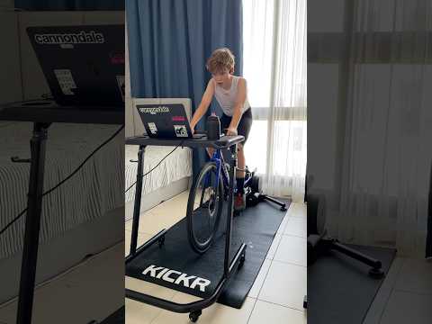 My new indoor setup with Wahoo Kickr Move allows me to cycle in any weather
