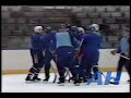 NHL Oct. 3, 1988 Billy Smith,NYI v Brent Sutter,NYI (R) (TC) (HL) New York Islanders