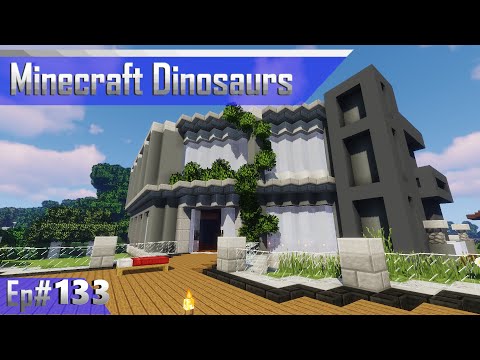 Finishing the Info Center | Minecraft Dinosaurs Ep# 133