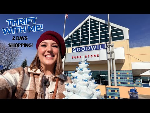 GOODWILL THRIFT HAUL! 🎉 Thrift With Me! 2 days of Thrifting 💃