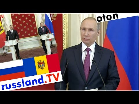 Putin auf deutsch über Moldawien [Video]