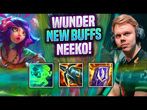 WUNDER TRIES NEEKO WITH NEW BUFFS! - Wunder Plays Neeko Top vs Gnar! | Season 2022