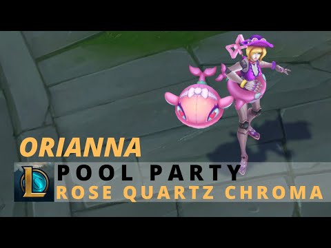 Pool Party Orianna Rose Quartz Chroma - League Of Legends