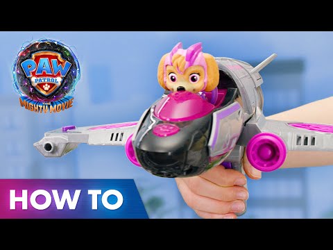 Skye Mighty Movie Jet How To Play - PAW Patrol - Toys for Kids