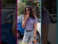 Karishma Tanna Spotted Outside A Clinic In Juhu Shorts
