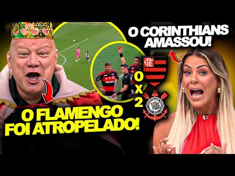 JOGO ABERTO ENLOUQUCEU COM SHOW DO TIMÃO APÓS AMASSO EM CORINTHIANS 2X0 FLAMENGO NA SUPERCOPA
