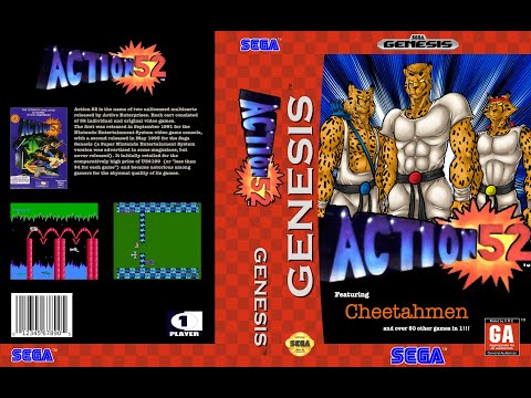 ACTION 52-in-1 ( MEGA DRIVE ) ( GENESIS ) ( SEGA )