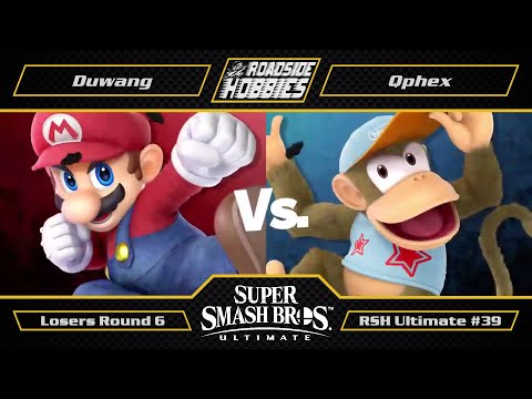 RSH Ultimate #39: Duwang (Mario) vs Qphex (Diddy Kong) - Losers Round 6