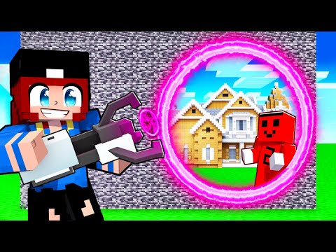 HASAN BENİ YAPI KAPIŞMASINDA PORTAL SİLAHIYLA TROLLEDİ !! - Minecraft