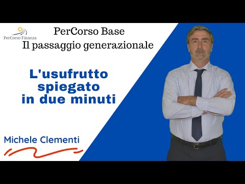 L'usufrutto