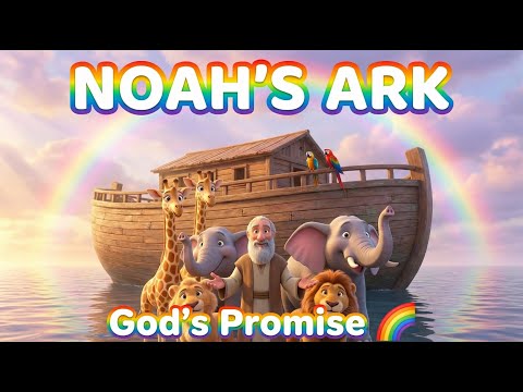 Noah and the Flood | Animated Bible Story for Kids 🌈