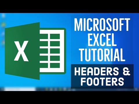 Microsoft Excel Tutorial How to use Header and Footer in MS Excel