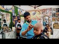 Little Girl Bald Head Transformation Salon Barber Scalp Care Head Shave For Little Girl ️