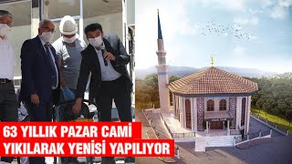 #Tavşanlı 63 Yıllık #PazarCami Yıkılarak Yenisi Yapılıyor