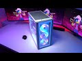 Korpusas Corsair iCUE 4000X RGB, tempered glass, baltas