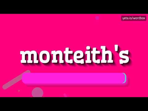 MONTEITH'S - HOW TO PRONOUNCE IT!?