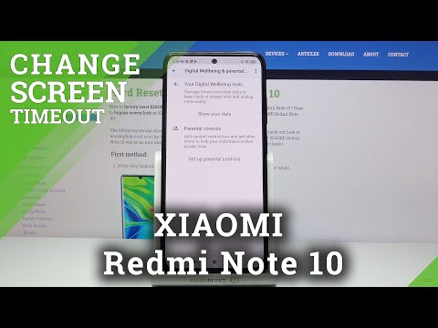 Check Total Screen Time - XIAOMI Redmi Note 10 & Battery Options