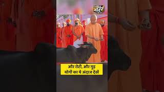 और रोटी, और गुड़... योगी का ये अंदाज देखें