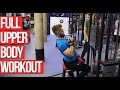 Upper Body Natural Bodybuilding Workout (Back, Chest, Shoulders, Arms and Abs)