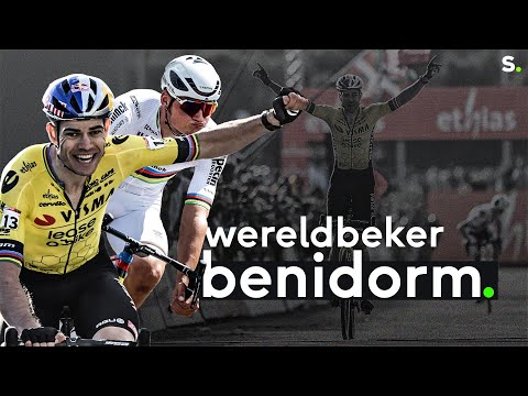 Spektakel troef in Benidorm: Wout van Aert wint ondanks val na krachtmeting met Van der Poel