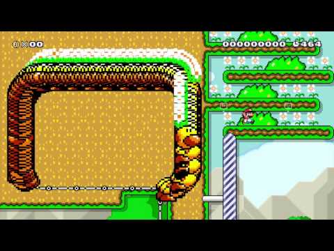 Illusion Wiggler! ~ from Alexandre ~ SUPER MARIO MAKER Gameplay RAW